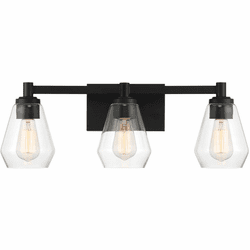 Minka Lavery 5703-66A Clarity Modern Coal 3-Light Bath Wall Sconce