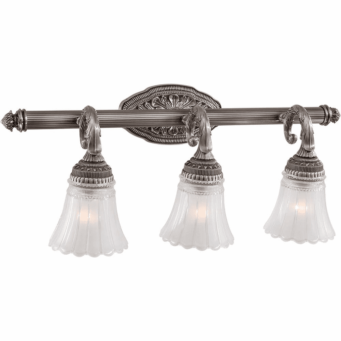 Minka Lavery 5763-2560-84 Europa Traditional Brushed Nickel 3-Light ...