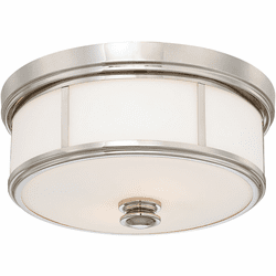 Minka Lavery 6368-613 Modern Polished Nickel Flush Mount Lighting
