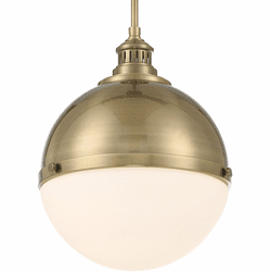 Minka Lavery 6605-923 Vorey Contemporary Oxidized Aged Brass Outdoor Drop Lighting