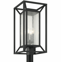 Minka Lavery 71266-66 Harbor View Modern Sand Coal Outdoor Post Light Fixture