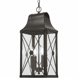 Minka Lavery 73297-143C De Luz Oil Rubbed Bronze w/ Gold Outdoor Pendant Lighting