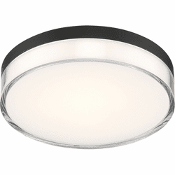 Minka Lavery 749-2-66A-L Contemporary Coal LED 7" Exterior Flush Mount Light Fixture