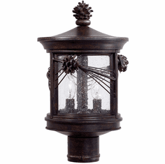 Minka Lavery 9156-A357 Abbey Lane Traditional Iron Oxide Exterior Post Light Fixture