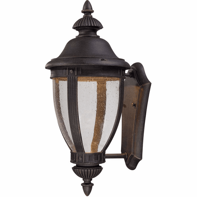 Minka Lavery The Great Outdoors 72413-51A-L Wynterfield Burnt Rust LED Exterior Wall Lamp