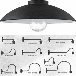 Metal and Glass Shade - 7984-14-66