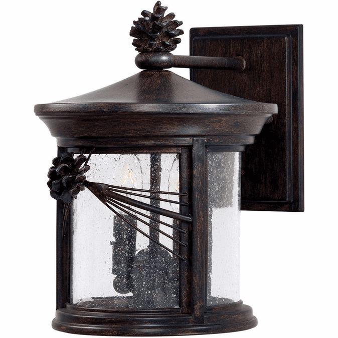 Minka Lavery The Great Outdoors 9152-A357 Abbey Lane Rustic Iron Oxide 9" Outdoor Wall Lighting Sconce