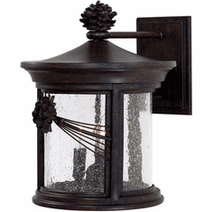 Minka Lavery The Great Outdoors 9153-A357 Abbey Lane Country Iron Oxide 11" Outdoor Wall Light Sconce