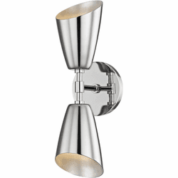 Mitzi H115102-PN Kai Contemporary Polished Nickel LED Wall Mounted Lamp