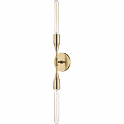 Mitzi H116102-AGB Tara Contemporary Aged Brass Wall Sconce Light