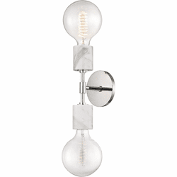 Mitzi H120102-PN Asime Modern Polished Nickel Wall Lighting Sconce
