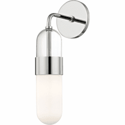 Mitzi H126101-PN Emilia Modern Polished Nickel LED Sconce Lighting