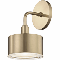 Mitzi H159101-AGB Nora Modern Aged Brass LED Sconce Lighting