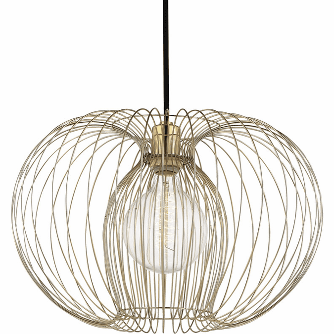 Mitzi H181701L-PB Jasmine Modern Polished Brass Pendant Hanging Light