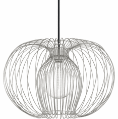 Mitzi H181701L-PN Jasmine Contemporary Polished Nickel Hanging Light Fixture