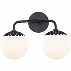 Mitzi H193302-OB Paige Contemporary Old Bronze 2-Light Vanity Lighting
