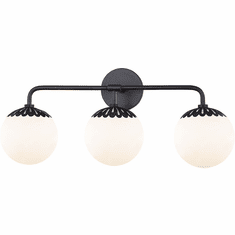 Mitzi H193303-OB Paige Modern Old Bronze 3-Light Bath Lighting Fixture