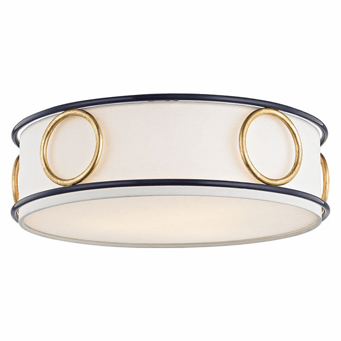 Mitzi H236503-GL-NVY Jade Contemporary Gold Leaf / Navy Overhead Lighting Fixture