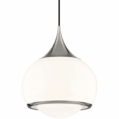 Mitzi H281701L-PN Reese Modern Polished Nickel Ceiling Light Pendant