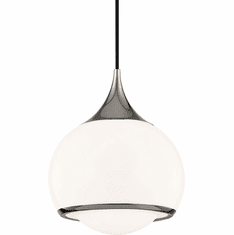 Mitzi H281701M-PN Reese Contemporary Polished Nickel Mini Drop Lighting Fixture