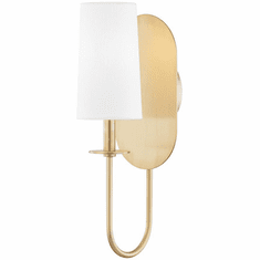 Mitzi H395101-AGB Lara Contemporary Aged Brass Light Sconce