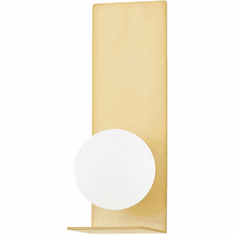 Mitzi H533101-AGB Lani Contemporary Aged Brass LED Lamp Sconce
