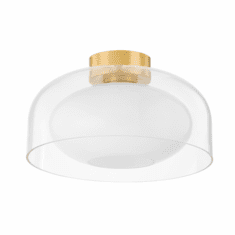 Mitzi H746501-AGB Giovanna Aged Brass Ceiling Light Fixture
