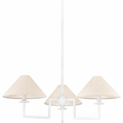 Mitzi H760803-TWH Gladwyne Modern Textured White Ceiling Chandelier