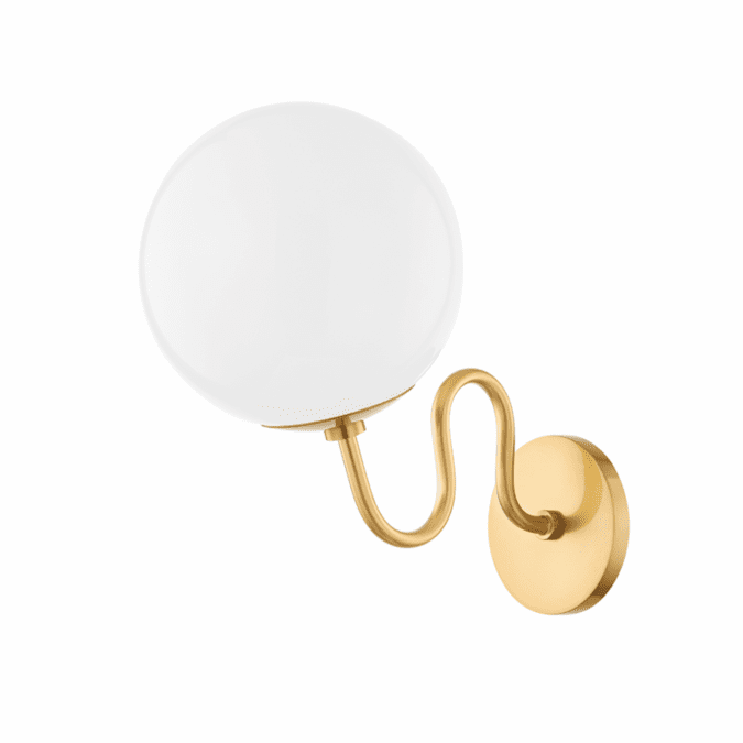 Mitzi H772101-AGB Havana Modern Aged Brass Wall Lighting Sconce