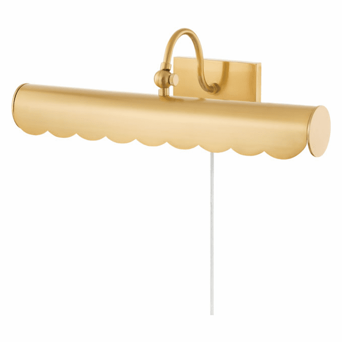 Mitzi HL762102M-AGB Fifi Contemporary Aged Brass 17" Art Lamp