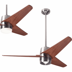 Modern Fan Company VEL-BN-48-MG Velo DC Modern Bright Nickel LED 48" Ceiling Fan