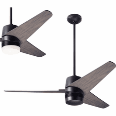 Modern Fan Company VEL-DB-48-GY Velo DC Contemporary Dark Bronze LED 48" Ceiling Fan