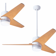 Modern Fan Company VEL-GW-48-MP Velo DC Contemporary Gloss White LED 48" Home Ceiling Fan
