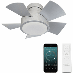 Modern Forms FH-W1802-26L-TT Vox Titanium LED Interior / Exterior 26" Ceiling Fan