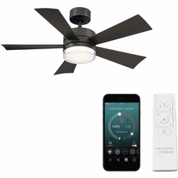 Modern Forms FR-W1801-42L-BZ Wynd Bronze LED Indoor / Outdoor 42" Home Ceiling Fan