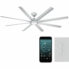 Modern Forms FR-W1805-96L-TT Hydra Titanium LED Indoor / Outdoor 96" Home Ceiling Fan