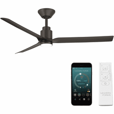 Modern Forms FR-W2502-52L-BZ Smooth Modern Bronze LED 52" Indoor / Outdoor Ceiling Fan