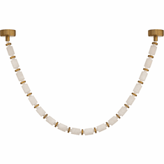 Modern Forms PD-62418IC-AB Entice Modern Aged Brass LED 98" Lighting Pendant