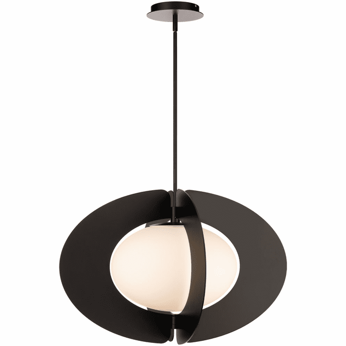 Modern Forms PD-94324-BK Echelon Contemporary Black LED Lighting Pendant