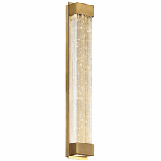 Modern Forms WS-58820-AB Tower Aged Brass LED Lighting Wall Sconce