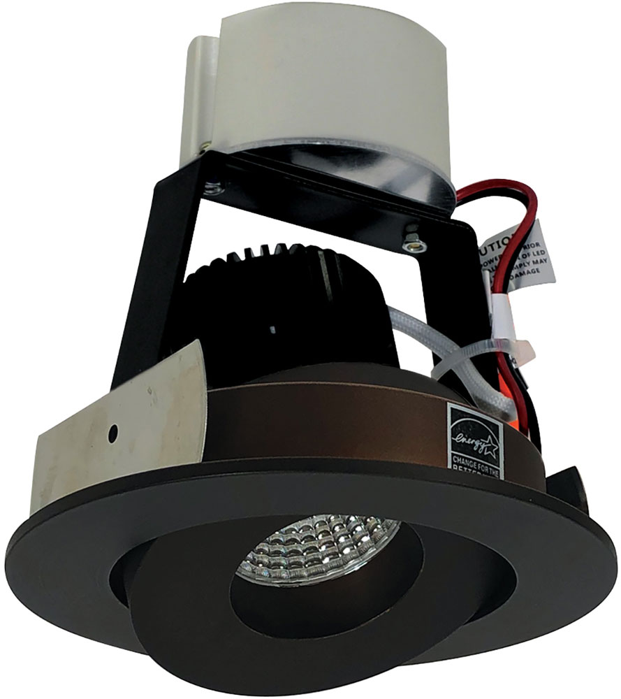 Nora NIR4RGBZ Iolite Modern Bronze LED 4" Round Gimbal Retrofit