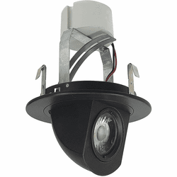Nora NLCBC-470BZ Cobalt Modern Bronze LED 4" Cobalt Round Adjustable Elbow LED Retrofit
