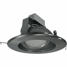 Nora NLCBC-669HZN Cobalt Haze / Natural Metal LED 6" Adjustable LED Retrofit Reflector
