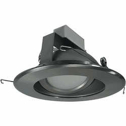 Nora NLCBC-669HZN Cobalt Haze / Natural Metal LED 6" Adjustable LED Retrofit Reflector
