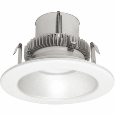 Nora NLCBC2-45135HZMPW/10LE4EM Cobalt Contemporary Haze / Matte Powder White LED 4" Click Round Retrofit Reflector Recessed Lighting Insert
