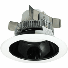 Nora NLCBC2-451BW Cobalt Modern Black / White LED 4" Cobalt Click LED Retrofit Round Reflector