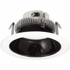 Nora NLCBC2-451TWBW/10 Cobalt Modern Black / White LED 4" Click Round Retrofit Reflector Recessed Light Insert