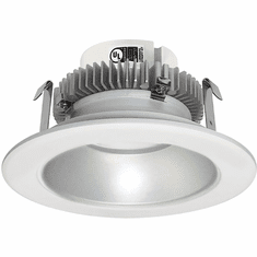 Nora NLCBC2-451TWHZMPW/10 Cobalt Contemporary Haze / Matte Powder White LED 4" Click Round Retrofit Reflector Down Lighting Insert