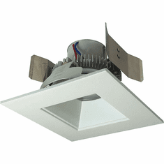 Nora NLCBC2-556MPW Cobalt Haze / White LED 5" Click LED Retrofit Square Reflector w/ Square Aperture