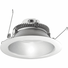Nora NLCBC2-651TWHZMPW/10 Cobalt Contemporary Haze / Matte Powder White LED 6" Click Round Retrofit Reflector Recessed Lighting Insert